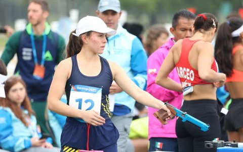 María Sol Naranjo viene de ganar varias medallas de oro en el Campeonato Panamericano y Sudamericano Junior, desarrollado en Argentina.