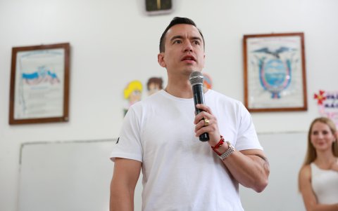 El Gobierno del presidente Daniel Noboa ha optado por evitar nombrar la victoria del No.