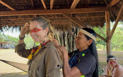 Gracias a la Incubadora Artesanal hoy trabaja con comunidades de mujeres amazónicas.