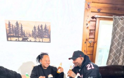 Katty y Michael Morales compartiendo de la vida.