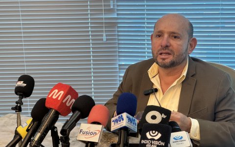 Jimmy Villavicencio, presidente del Comité del Desarrollo del Aeropuerto de Manta, alertó sobre el déficit presupuestario
