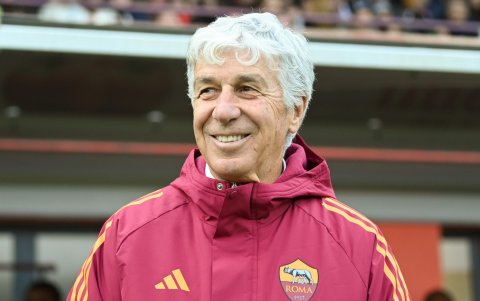 El entrenador italiano Gian Piero Gasperini llegó al banco de la AS Roma el 6 de junio de 2025.