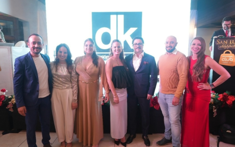 Andrés López, subgerente de medios; Daniela Coronel, gerente de Mercadeo; Diana Cevallos, administradora de San Luis Shopping; María Emilia Hidalgo, subgerente de Costumer Experience; Patricio Viteri, gerente legal; y Katherine Corzo, coordinadora de Costumer Experience.