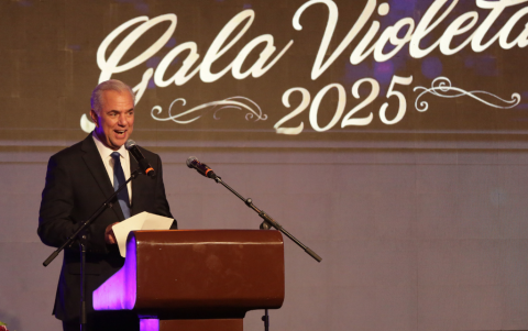 Ernesto Weisson durante su presentación.