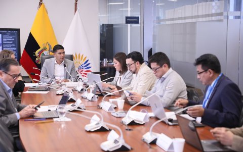 Jaime Estrada, del correísmo, preside la Comisión de Garantías Constitucionales.