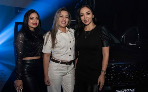 Pamela García, Ana María Vela y Liz Cerda.