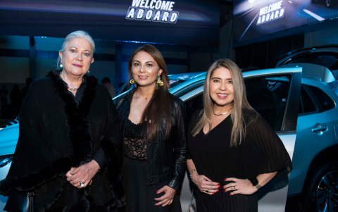 Rosi Fernández, Carla Reinoso y María Mercedes Toscano.