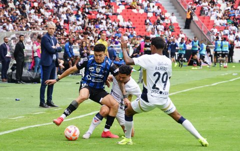 Independiente del Valle y Liga de Quito se enfrentarán en el estadio Casa Blanca.