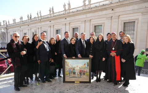 Delegación local en el Vaticano.