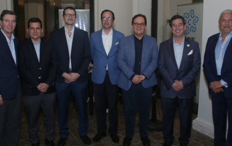 Emilio Ginatta, Gustavo Wray, Luigi Orlandini, Juan José Zevallos, Giovanni Ginatta, Aldo Vanoni y Piero Bucco.