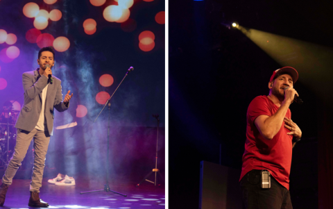 Marques y Au-D (foto) tuvieron a su cargo la parte musical, con la participación también de el dúo Yo Me Llamo Sandy y Papo.