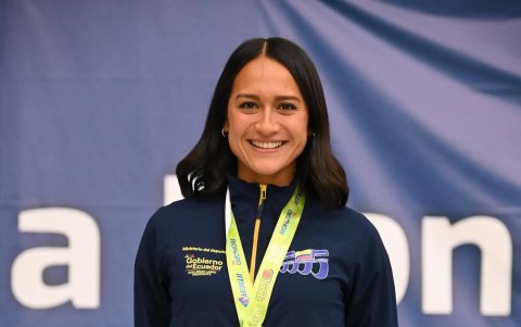 La patinadora guayaquileña Eduarda Fuentes se muestra entusiasmada de afrontar en 2026 su primer año presidiendo Fedeguayas.