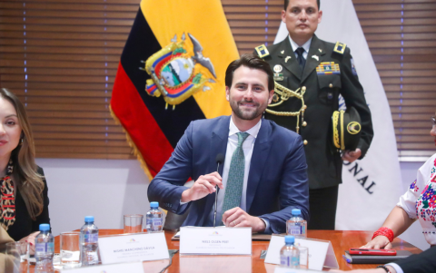 El presidente de la Asamblea, Niels Olsen, anunció el pedido de comparecencia del presidente de la Judicatura, Mario Godoy.
