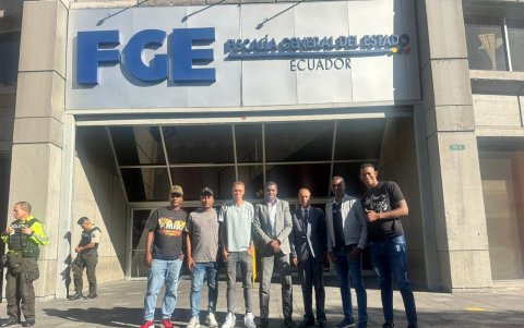 Parte de los jugadores que fueron acusados de supuestos amaños de partidos acudieron a dar su versión en la Fiscalía.