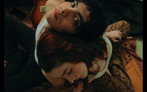 Rayo Pluzz junto a Dina Ruiz.