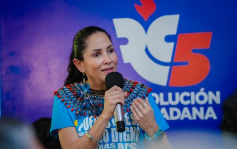 La actual presidenta de Revolución Ciudadana, Luisa González, anunció que la convención será en enero 2025.