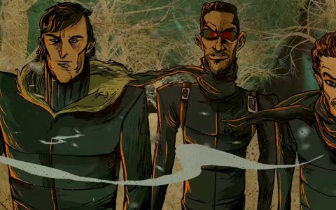 La propuesta incluye varios videos de sus canciones y un cómic que narra la historia de una joven mercenaria.