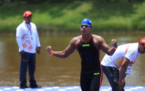 David Farinango deportista que estuvo en los JJOO 2024.
