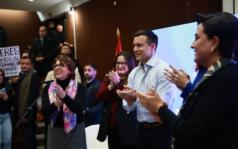 El presidente Daniel Noboa tuvo una nueva gira internacional que incluyó países como España, Emiratos Árabes y Noruega.