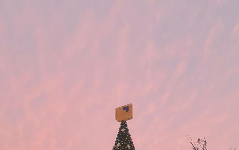 Árbol de Navidad del Malecón 2000.