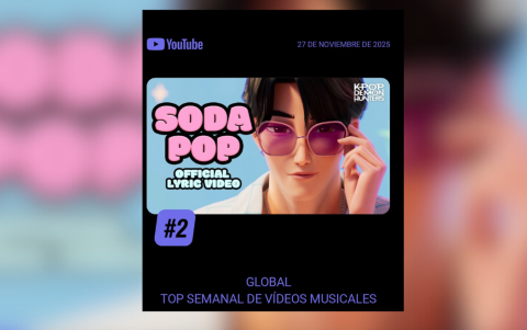 La banda sonora de K-Pop Demon Hunters domina el ranking mundial de YouTube en 2025.