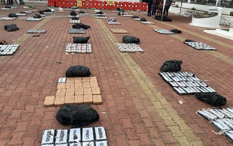 El conteo y pesaje se efectuaron tras el arribo de los bultos a San Cristóbal.