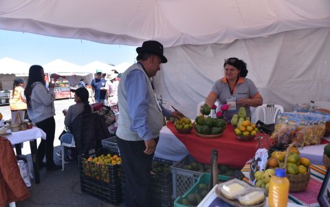 Desde Perucho, emprendedores llevaron frutas y preparaciones tradicionales para destacar la diversidad productiva de esta parroquia del Distrito.
