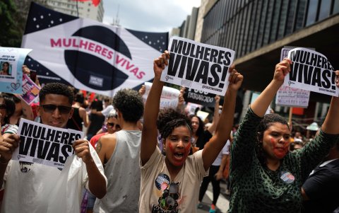 Manifestaciones en Sao Paulo