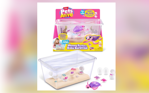 Pets Alive Mamá Tortuga: diversión interactiva que cobra vida al contacto con el agua.