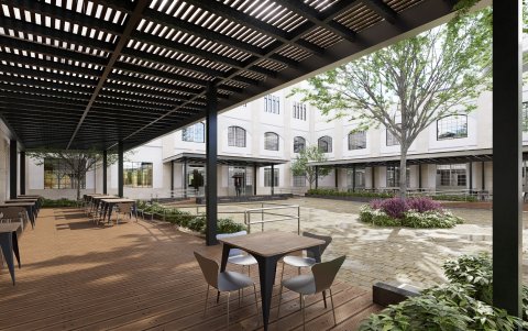 Renders de lo que se proyecta a ser Distrito 100.