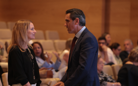 Mónica Cassanello y John Chiriboga.