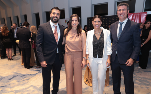 Andrés Rivadulla, María José Morales, Teresa Iglesias e Íñigo Rivero.