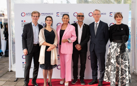 Stanislas de la Rivière, Murielle Gurtner, Paola Pabón, Jota Lloret Valdivieso, Philippe Létrilliart y Priscille de Coninck.