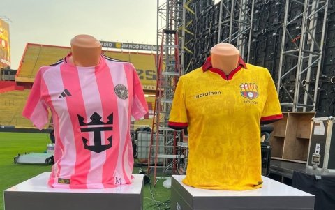 El amistoso entre el Inter Miami de Lionel Messi y Barcelona SC.