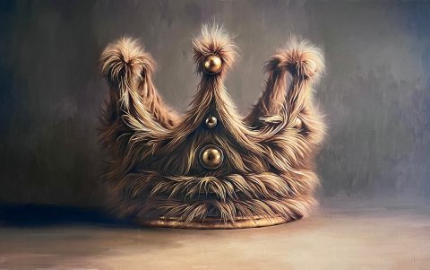 Coronas Esponjosas, una de las obras de María del Carmen 'MaCa' Vivas.