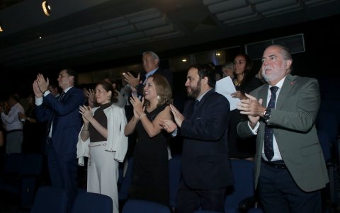 Jesús Hernández, Stefanie Aguilar, Claudia Sacasa, Paulo Zárate y Ricardo Ortega.