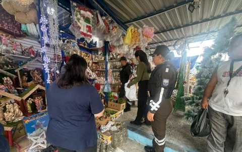 Operativo en corredor navideño