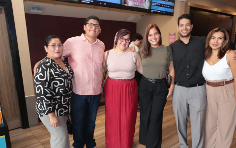 Ingrid Banchón, Crhistian Pico, María del Carmen Rodrigo, Jacqueline Rodrigo, Paulo del Castillo y Diana Calderón.