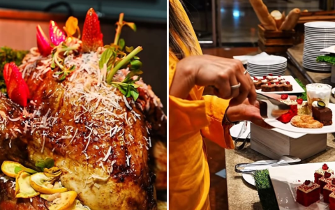 El Hilton ofrece dos opciones para la cena de navidad y año nuevo en su cafetería y restaurante.