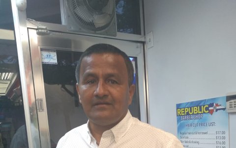 Pedro Mite, exjugador del Emelec, que reside en Estados Unidos.