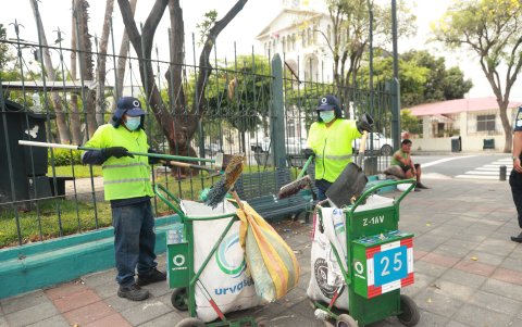 En esta zona se realiza la constante recolección de desechos sólidos