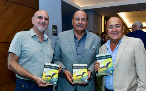 Álvaro Dahik, Manuel Torres y Hugo Luna.