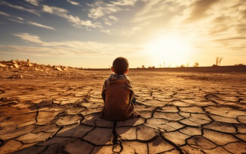 Impacto global del calor extremo en la infancia.