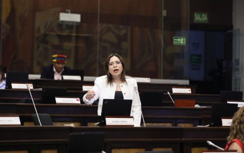 La correísta Eliana Correa dijo que en Venezuela pasan un mal momento por las amenazas latentes del autoritarismo hegemónico