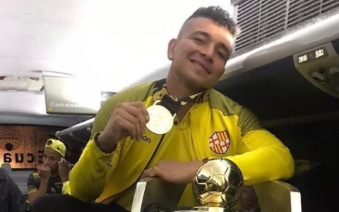 Mario Pineida, jugador del Barcelona, fue asesinado en Guayaquil.