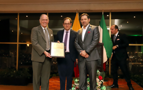 Ángel Ledesma, Giovanni Ginatta y Andrés Valdivieso.