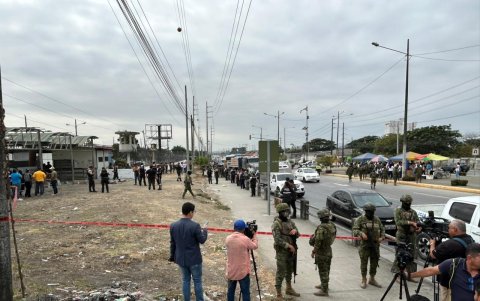 Personal militar y de la Policía se encuentra en la zona, en el norte de Guayaquil.