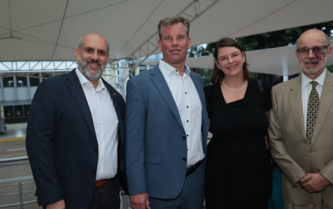 Thomas Hanisch, Theron Mendel, Birle Mendel y Thomas Pellehn.