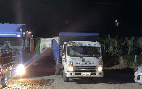 Quevedo anunció una transferencia de USD 250.000 en bonos y el ingreso de nueva maquinaria para retomar trabajos.