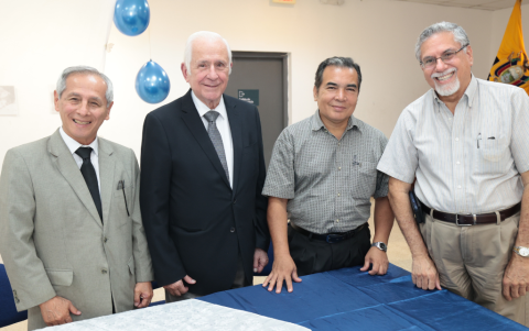 Johnny Roca de Castro, Aquiles Rigaíl, Carlos Bermúdez y Eduardo Estrada.